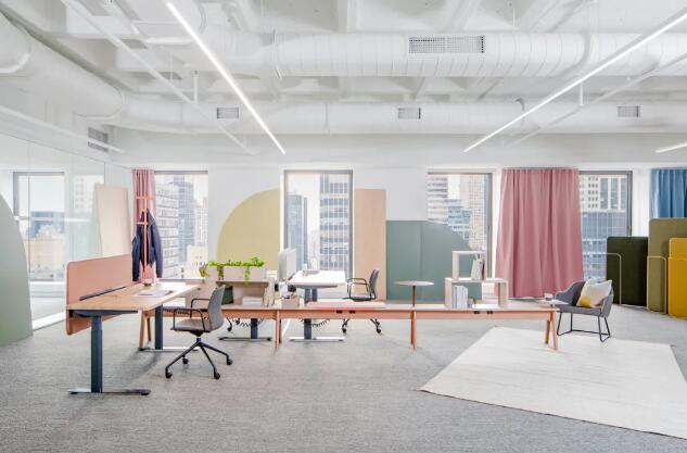 Studio Hopkins 为 Pair 市北办公室设计的新模块化办公家具系列