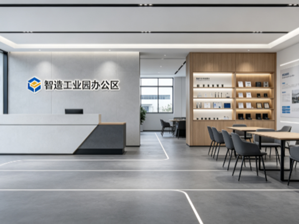 市北办公室设计-工业园厂房办公区装修：功能划分与舒适办公环境的融合设计